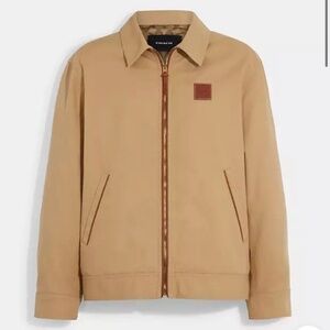 New Coach Light Weight Cotton Jacket Color Khaki